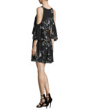 Robbie Cold-Shoulder Floral-Print Dress