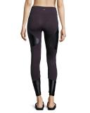 Forge High-Rise Athletic Leggings, Purple/Black