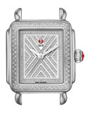 Limited Edition Deco Diamond-Dial Watch Head, Steel