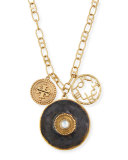 Coin Cluster Pendant Necklace