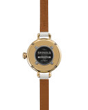 34mm Birdy Golden Double-Wrap Watch, White