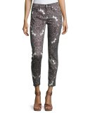 The Ankle Skinny Jeans, Swan River Paisley