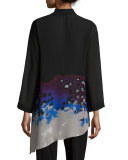 In The Mix Angled Blouse, Petite