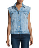 Le Original Denim Vest, Butler