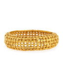 Woven Hinge Cuff Bracelet