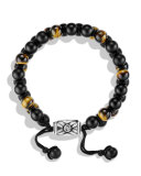 Spiritual Beads Bracelet with Black Onyx and Tiger's Eye