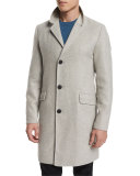 Whyte Cashmere Topcoat, Crisp Heather