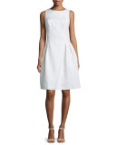 Sleeveless Pleated Party Dress 
