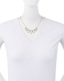 Diamond Open Teardrop Chain Necklace, 20"