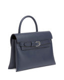 Attica Chain Crossbody Bag, Navy
