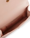 Monogram Tassel Clutch Bag, Pale Blush