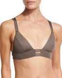 Neutra Bralette Swim Top, Taupe
