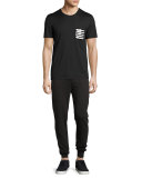 Haleford Knit Sweatpants, Black