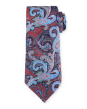 Paisley-Print Silk Tie