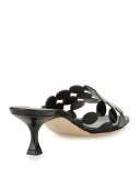 Velia Circle Slide Sandal, Black