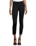 Quinn Cropped Leggings, Black