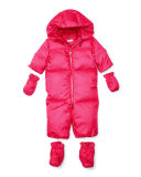 Quilted Bunting Snowsuit, Pink, Size 9-24 Months