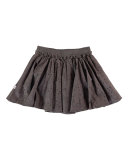 Bitten Smocked Eyelet Skirt, Pavement, Size 2-12