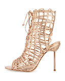 DELPHINE LACE UP BOOTIE