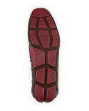 Limited Edition Parigi Ostrich Gancini Driver, Brown