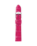 18mm Thin Alligator Watch Strap, Pink