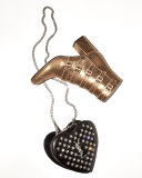 Monogram Small Star Love Crossbody Bag, Black