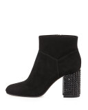  Arabella Stud-Heel Ankle Boot