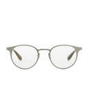 Wildman Round Fashion Glasses, Pewter