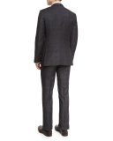 Trofeo Plaid Two-Piece Suit, Gray