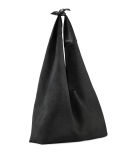 Bindle Knot Raffia & Napa Hobo Bag 