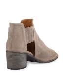 Zephira Leather City Sandal, Gray