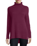 Cashmere Turtleneck with Side Slits
