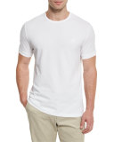 Classic Crewneck Piqué T-Shirt, White