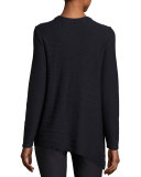 Shooting Stars Asymmetric Tunic, Midnight