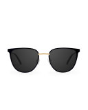Money Square Stainless Steel Sunglasses, Black