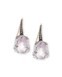 Galactical Drop Earrings in Pink Amethyst