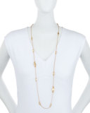 Gemini Long Golden Link Necklace