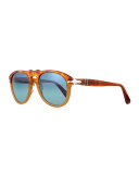 649-Series Sunglasses, Orange/Tortoise