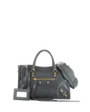 Classic City Golden Small Arena Satchel Bag, Gray