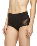 Undie-Tectable® High-Waist Lace Boyshorts, Black