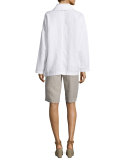 Heavy Linen Jacket with Pockets
