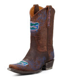 University of Florida Short Gameday Boots, Brass