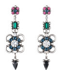 Ellyn Crystal Statement Earrings, Multi