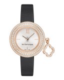 Charms Pink Gold Mini Watch, 25mm