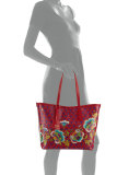 Little Marlborough Paradise Tote Bag, Red