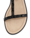 Giselle Studded Gladiator Sandal, Black