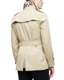The Sandringham Short Heritage Trench Coat, Honey