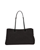 Intrecciato Double Chain Tote Bag
