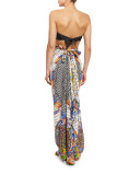 Embellished Caftan Coverup Maxi Dress, Echoes of Engai