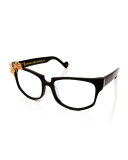 Seeking Summer Square Optical Frames, Black
